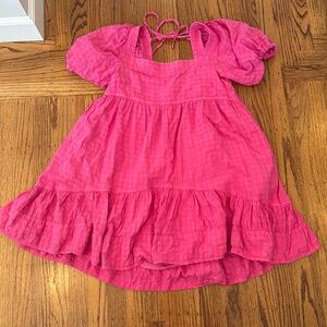 Anthropologie Petite cotton babydoll mini dress